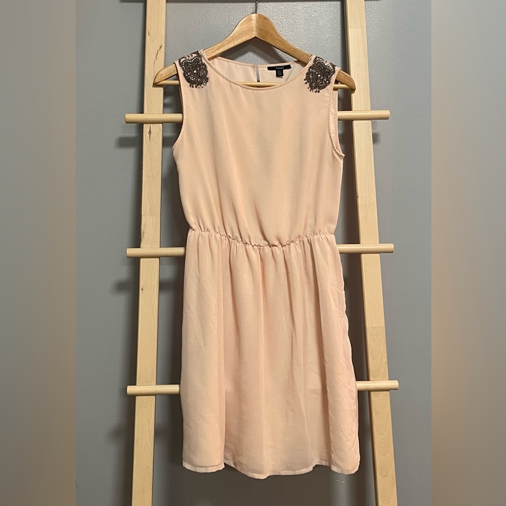 Zara Soft Pink Sleeveless Mini Dress
